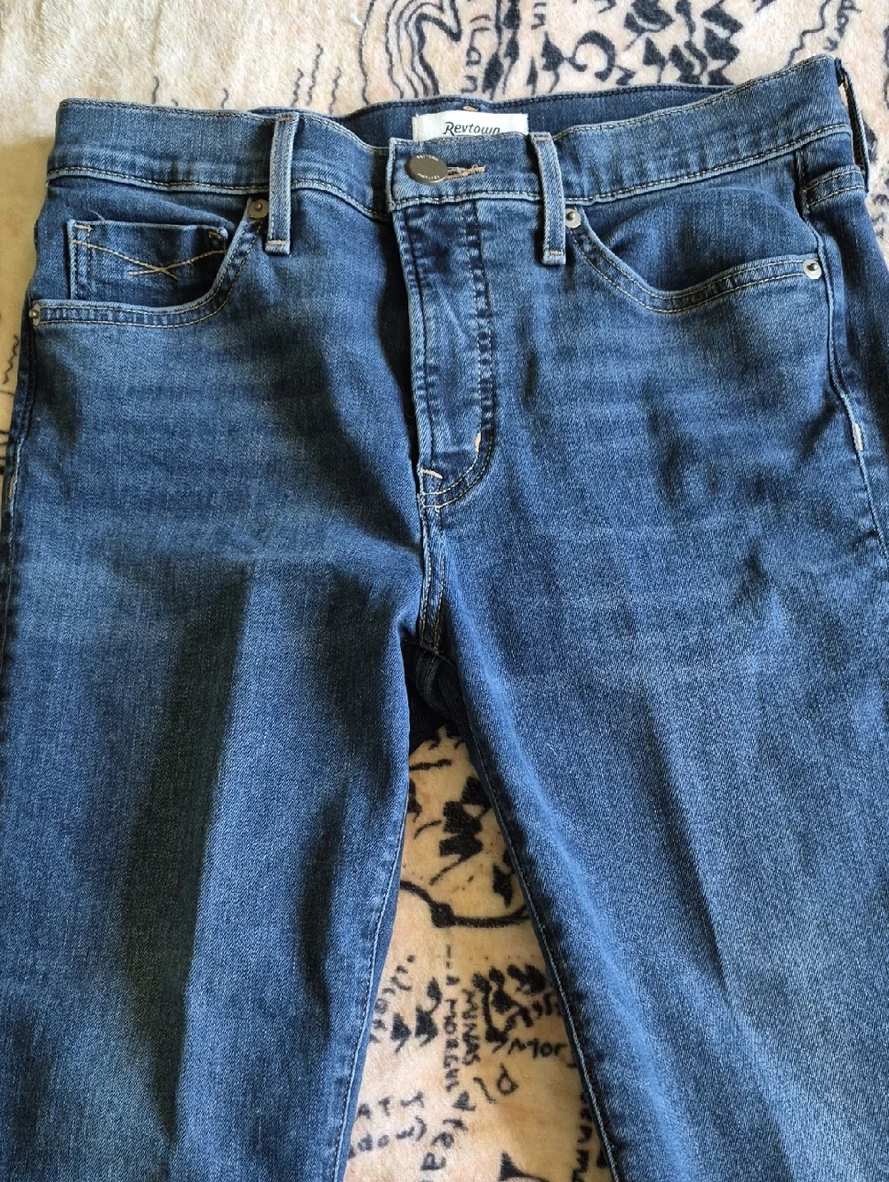 Revtown Size 29 Regular Blue Skinny Jeans Stretchy